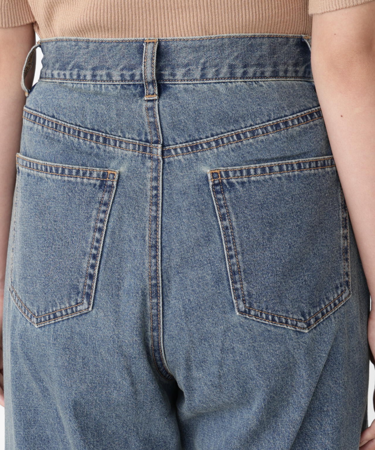 【加藤栞さん着用】バギーデニムパンツ