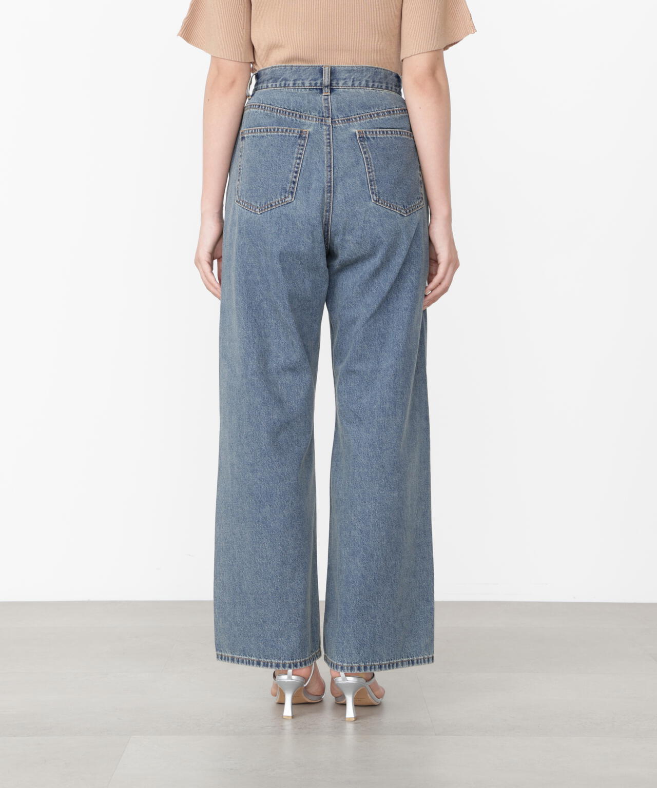 【加藤栞さん着用】バギーデニムパンツ