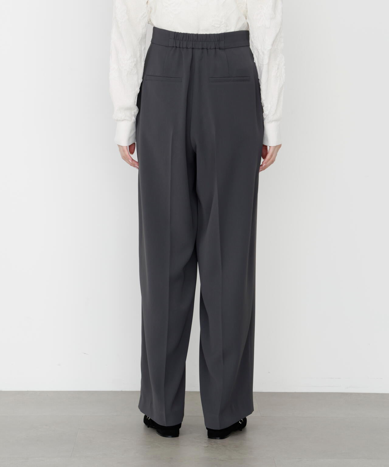 <ウォッシャブル>シーズンレスタックパンツ