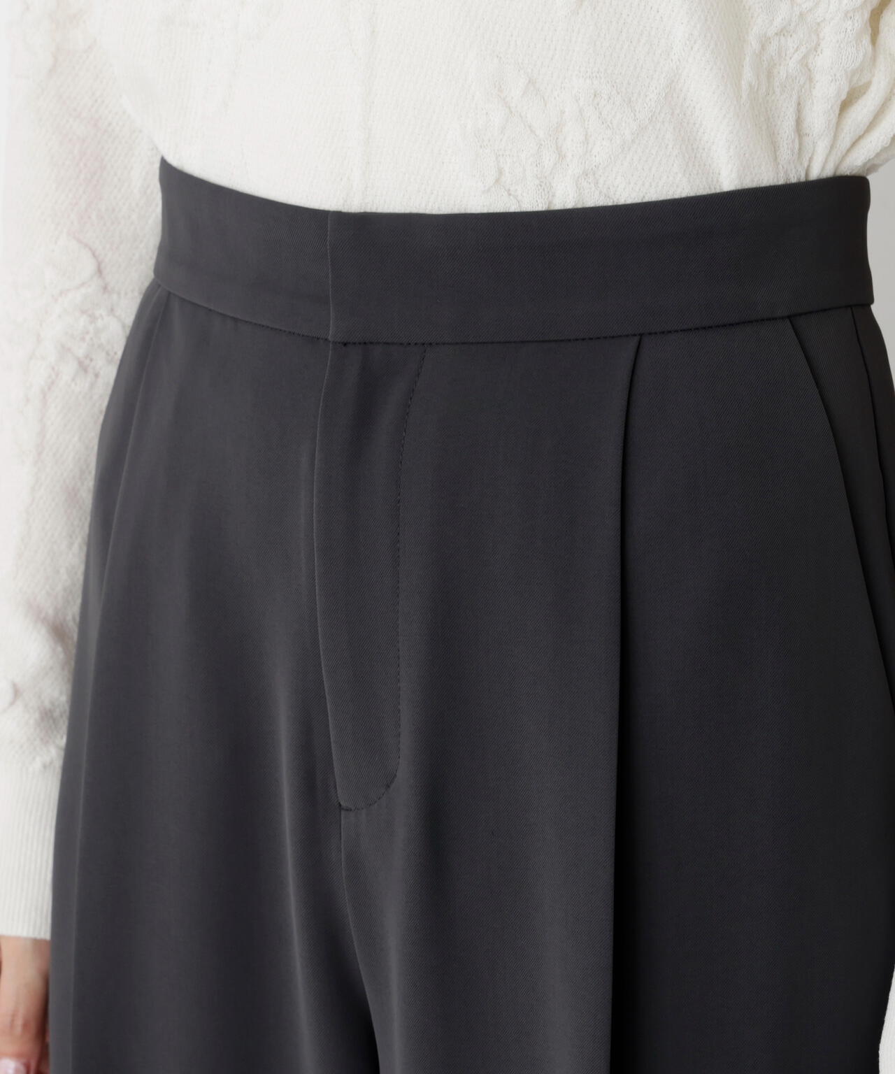 <ウォッシャブル>シーズンレスタックパンツ