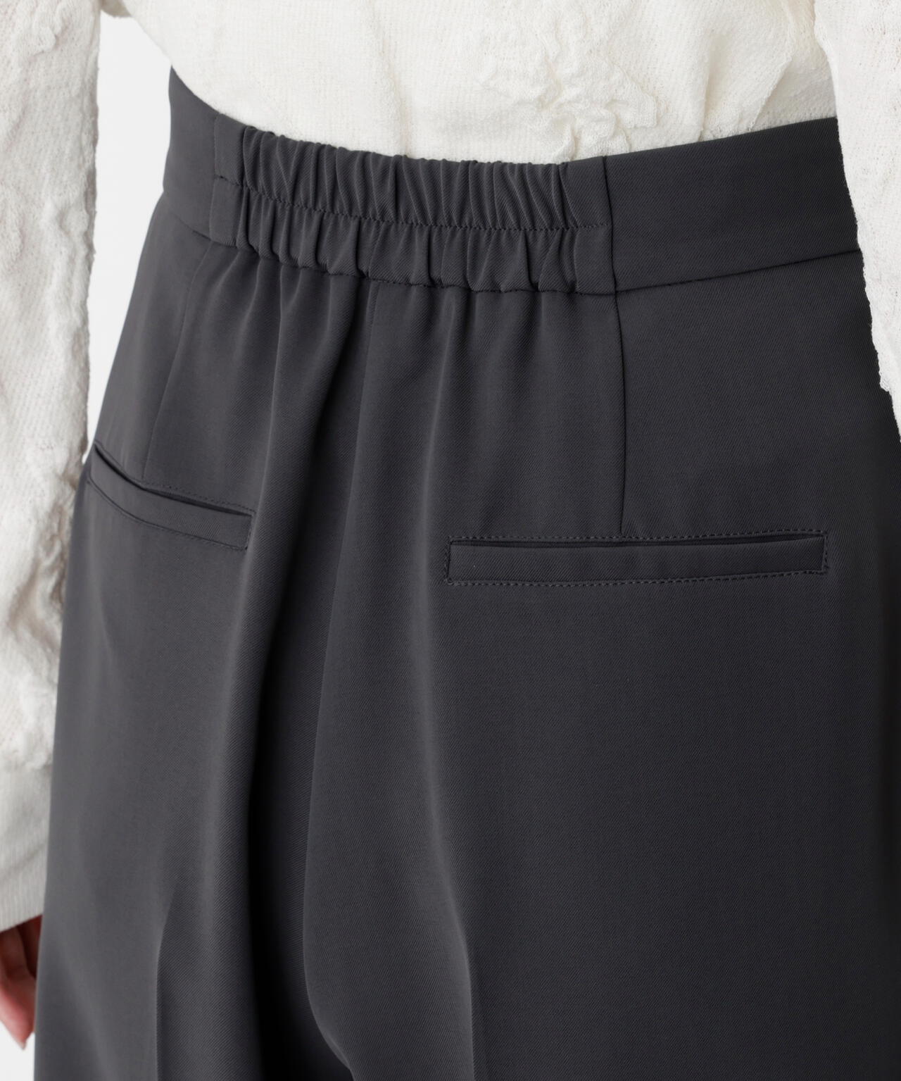 <ウォッシャブル>シーズンレスタックパンツ