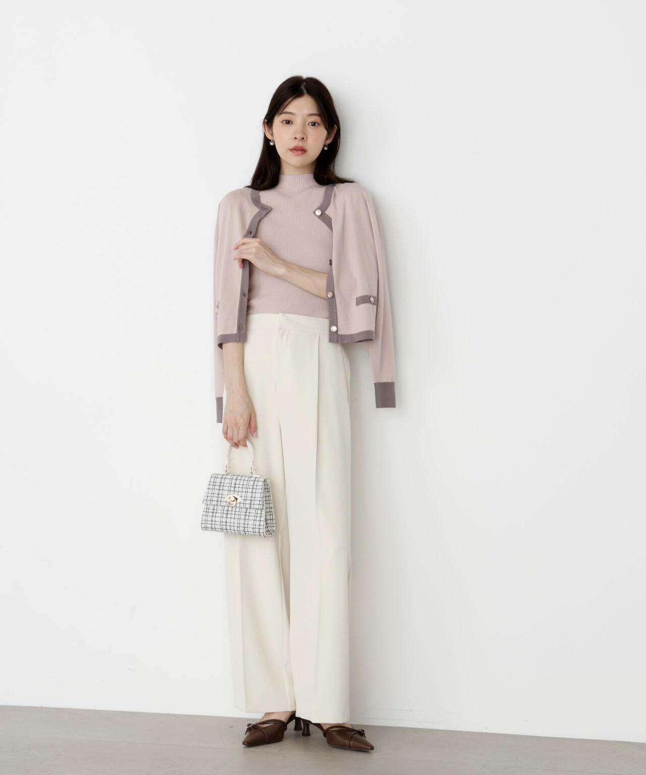 <ウォッシャブル>シーズンレスタックパンツ