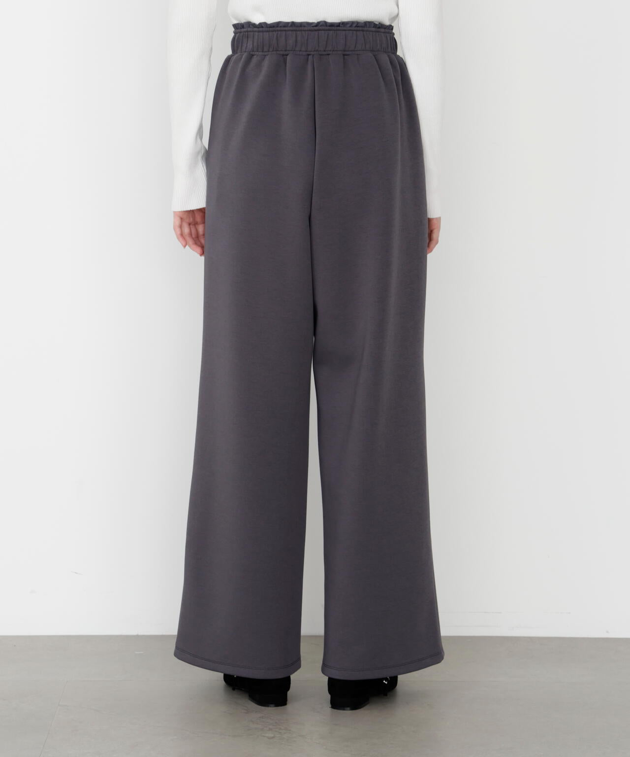 【松川星さん着用】<ウォッシャブル>スエットイージーパンツ