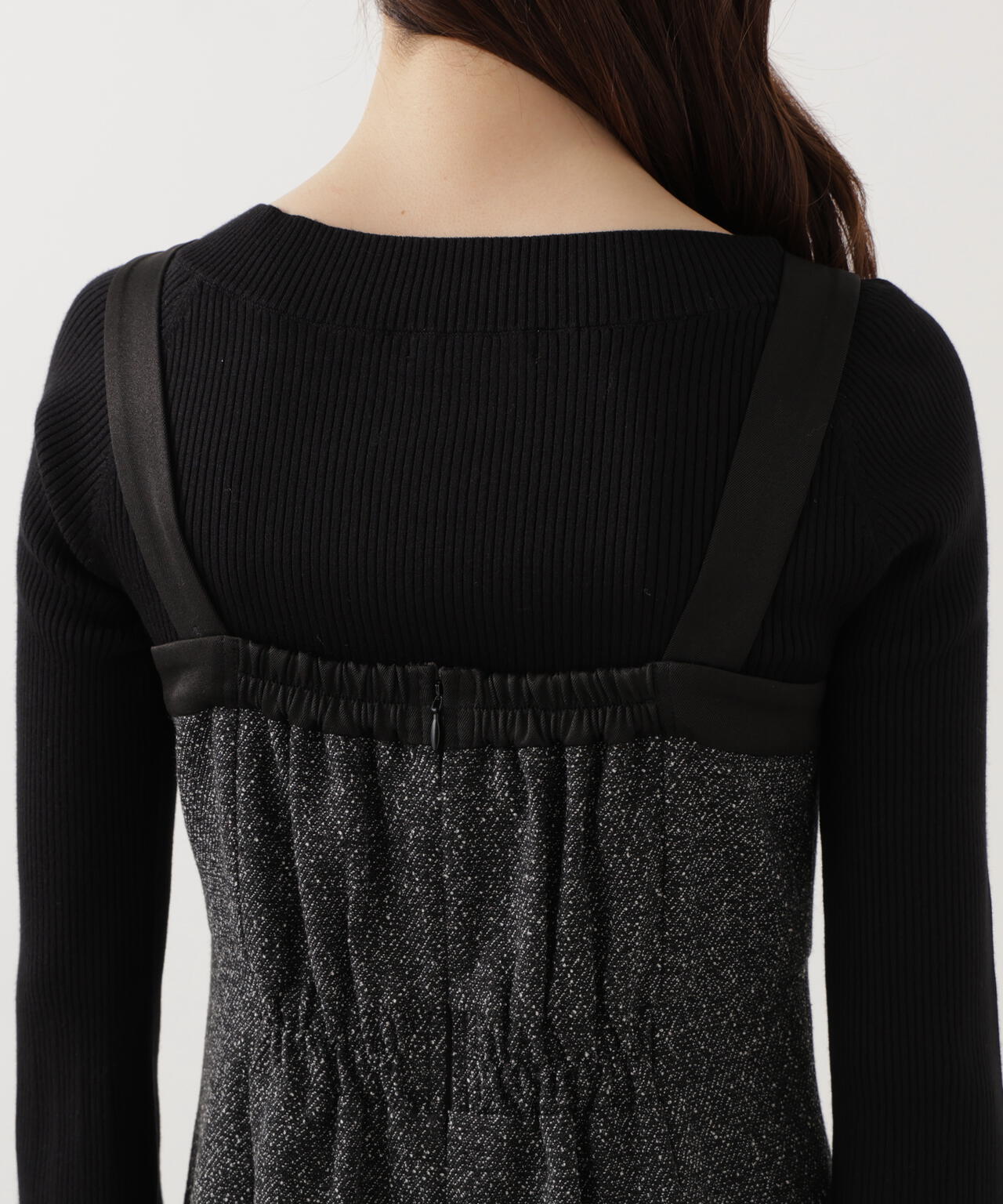 ツイードロングジャンスカ