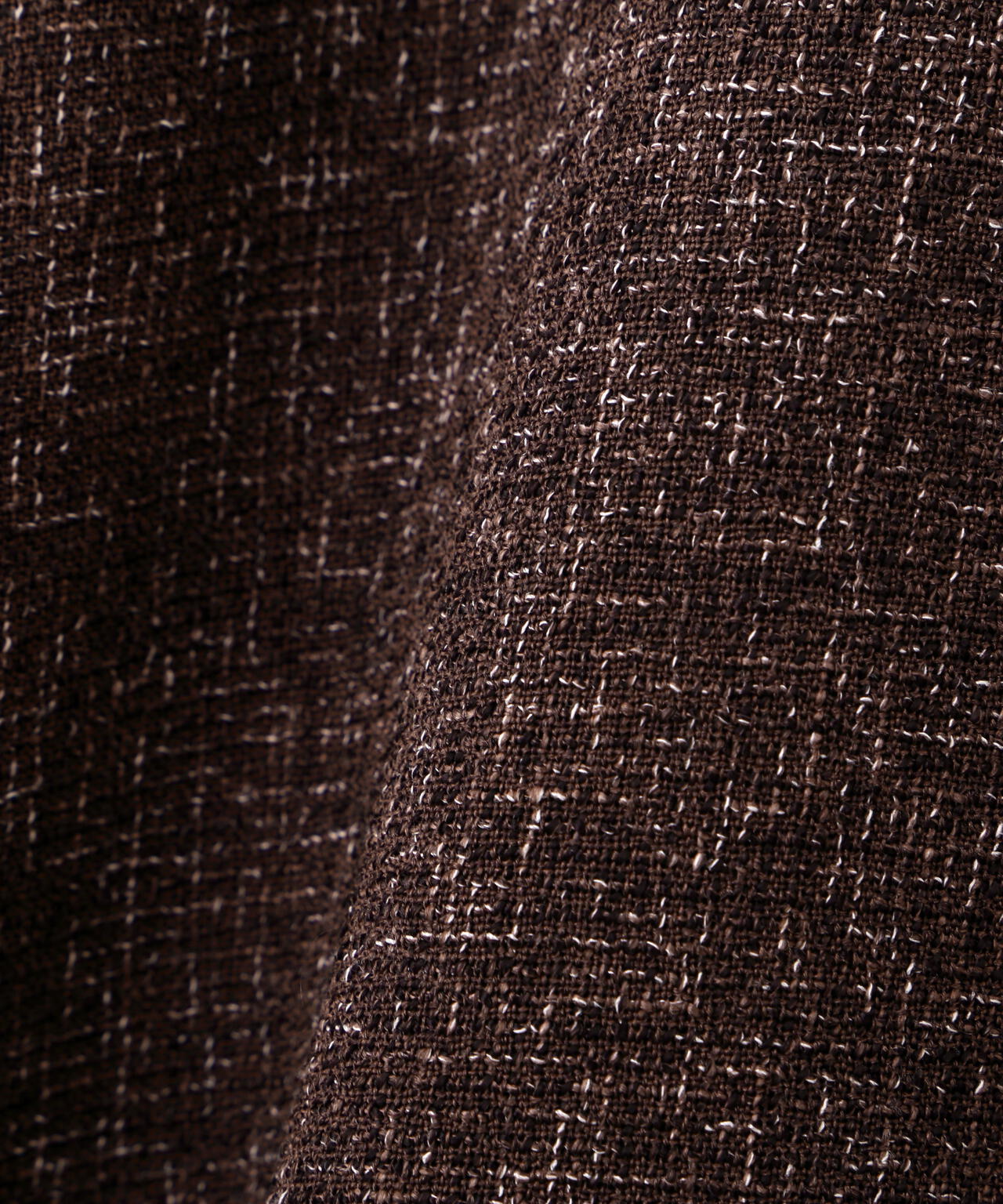 【青島心さん着用】フロント釦ツイードワンピース