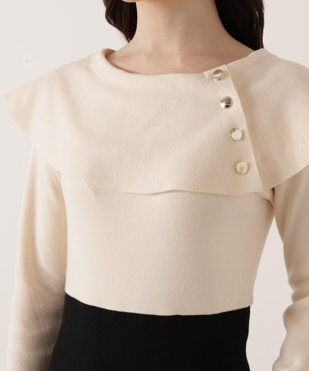 ケープニットワンピース【WEB・一部店舗限定】