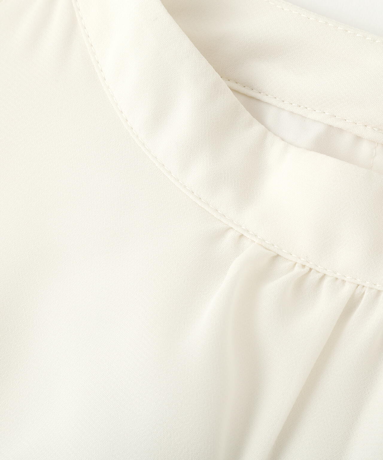 フロントリボンミックスドッキングワンピース