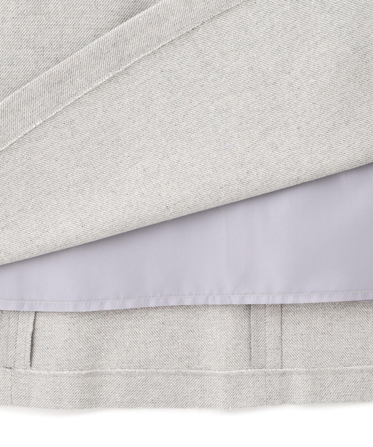 フロントリボンミックスドッキングワンピース