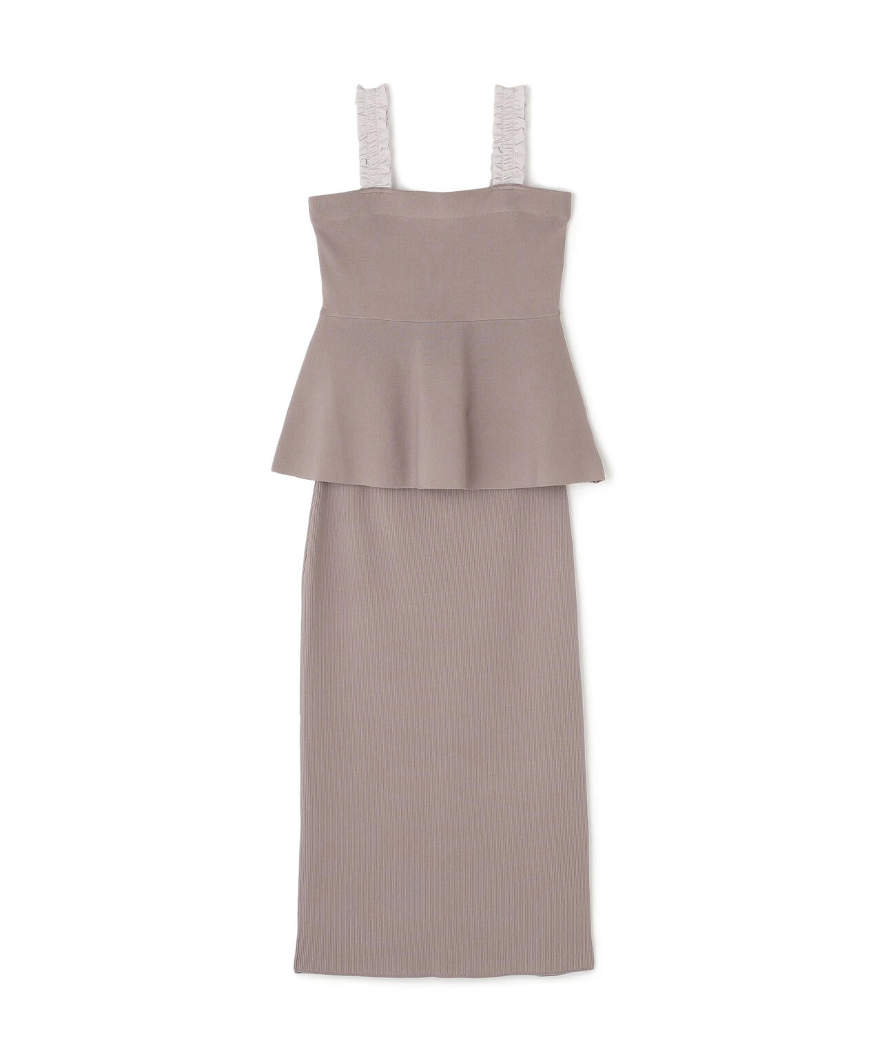 ペプラムキャミセットアップ