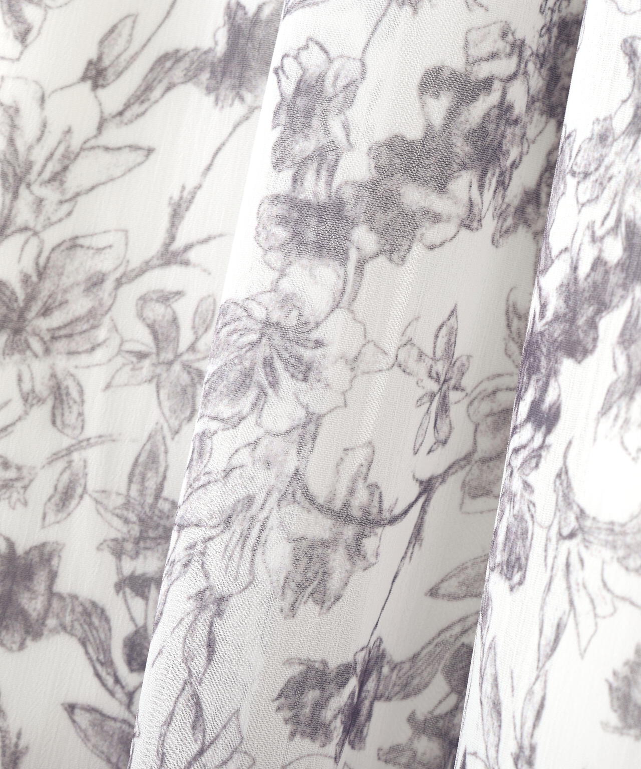 花柄楊柳ワンピース