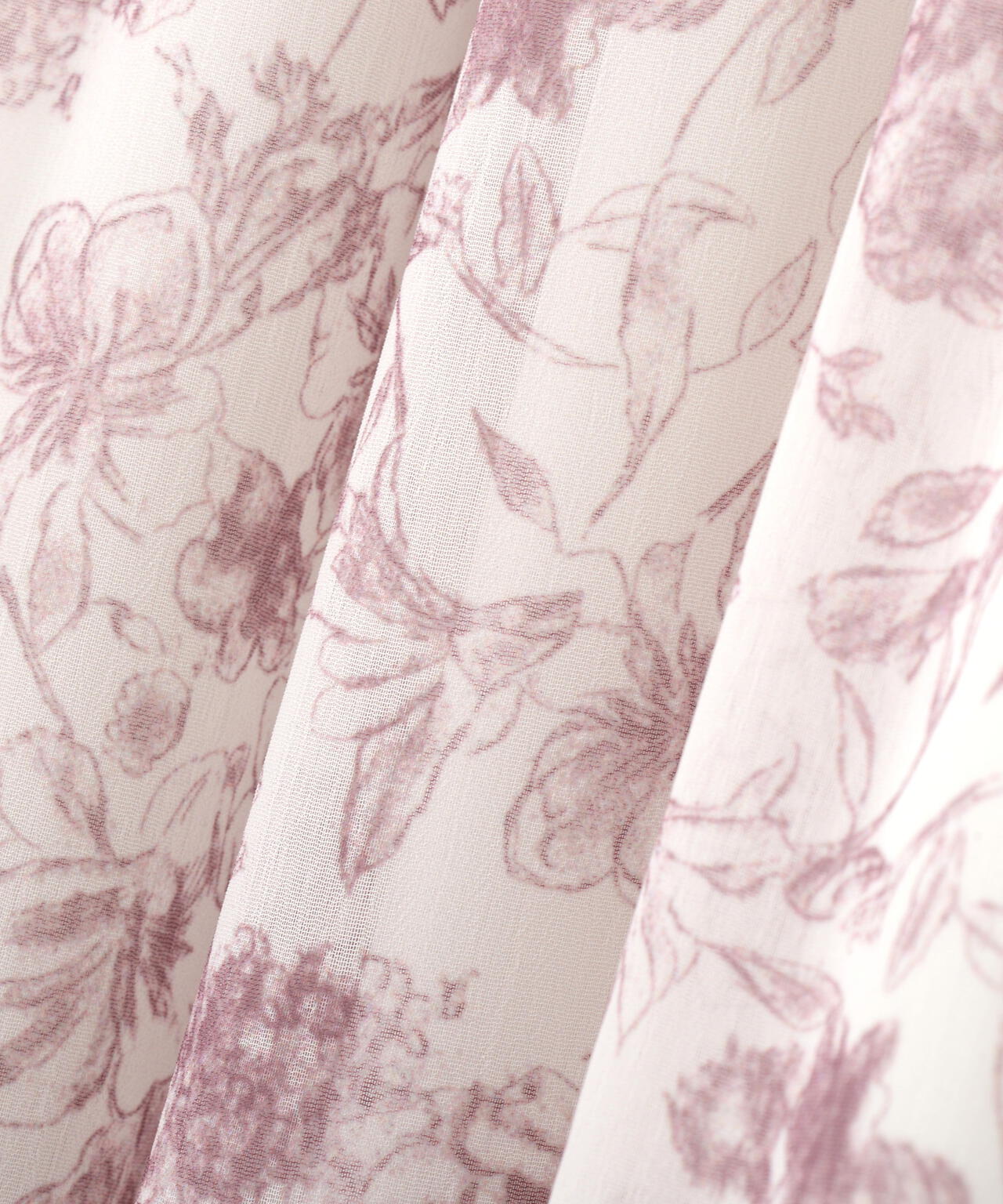 花柄楊柳ワンピース