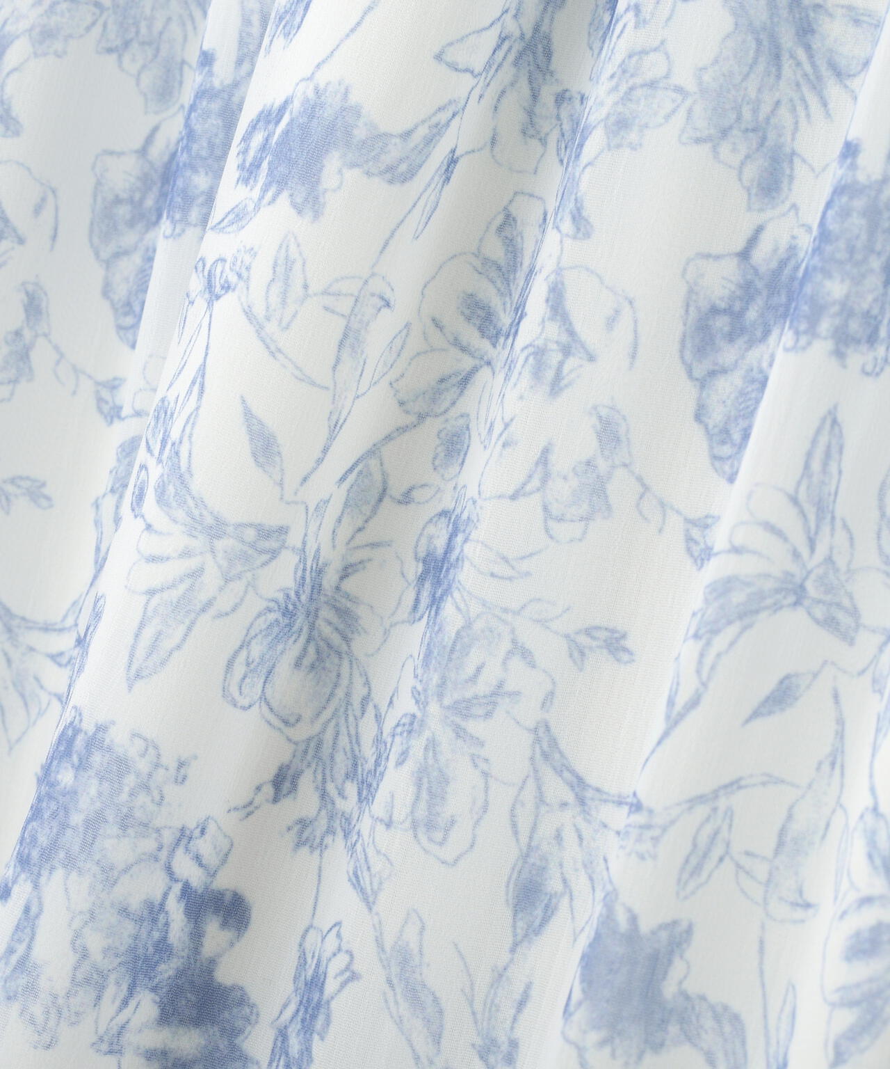 花柄楊柳ワンピース