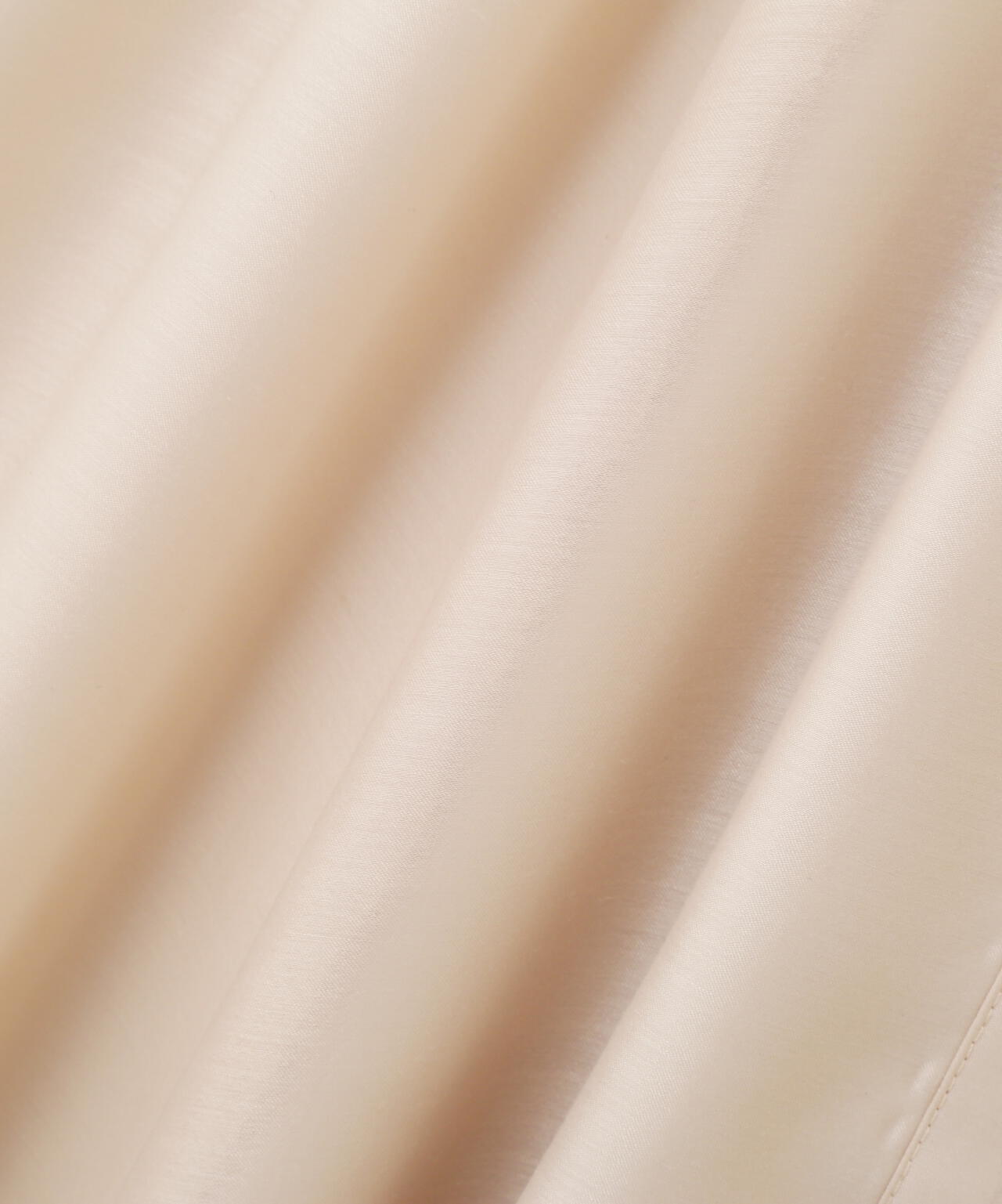 配色シャツワンピース