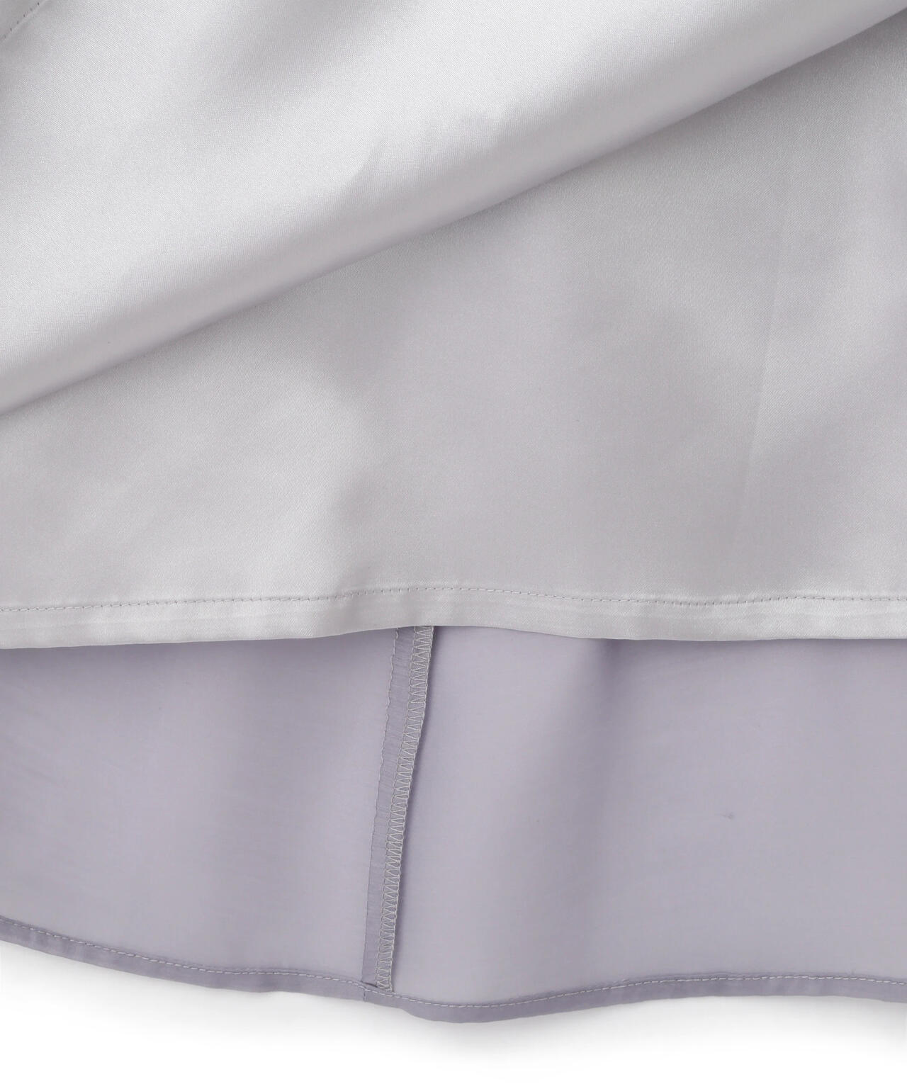 配色シャツワンピース