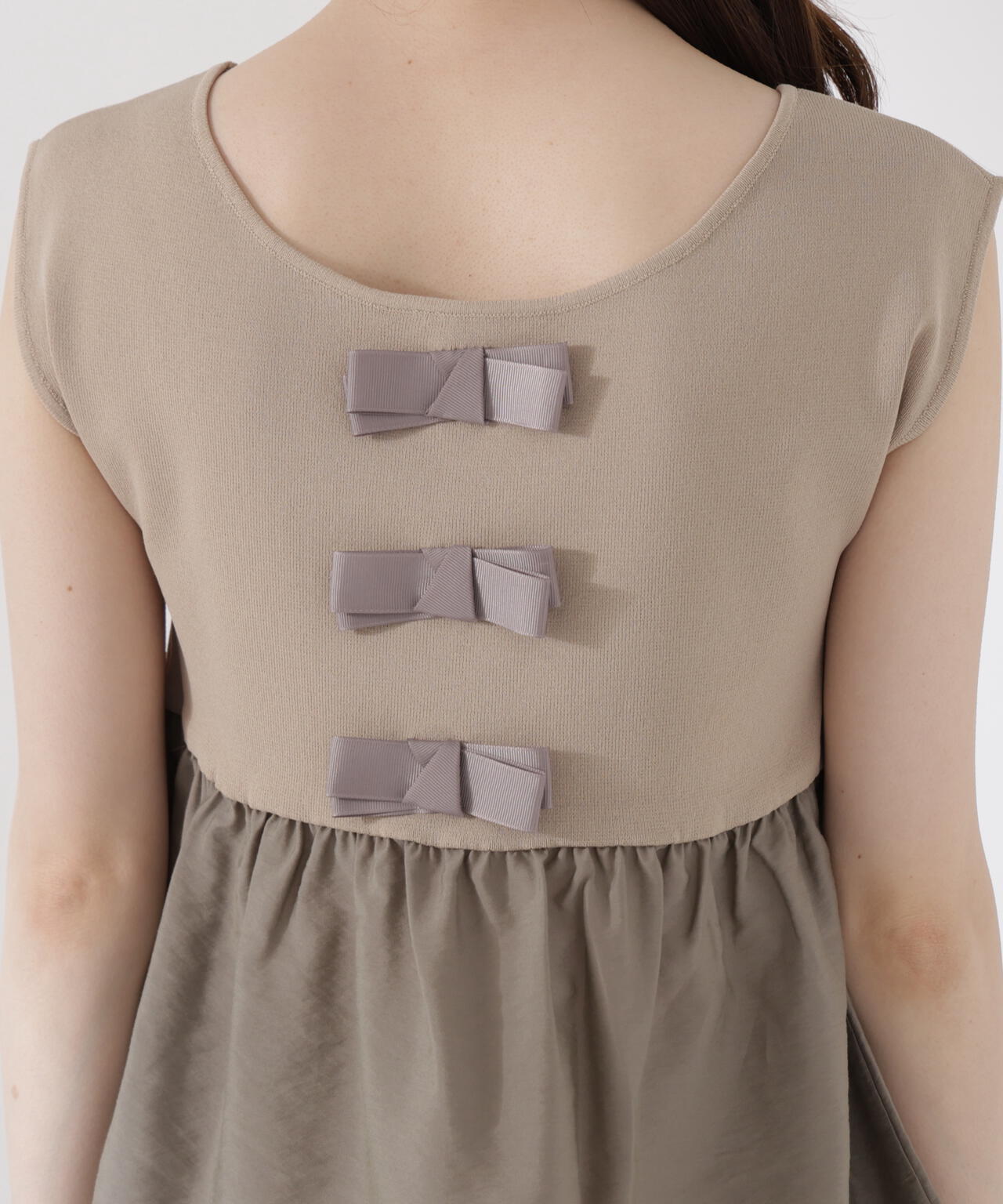 〈接触冷感〉ペプラムニットセットアップ【official site限定】