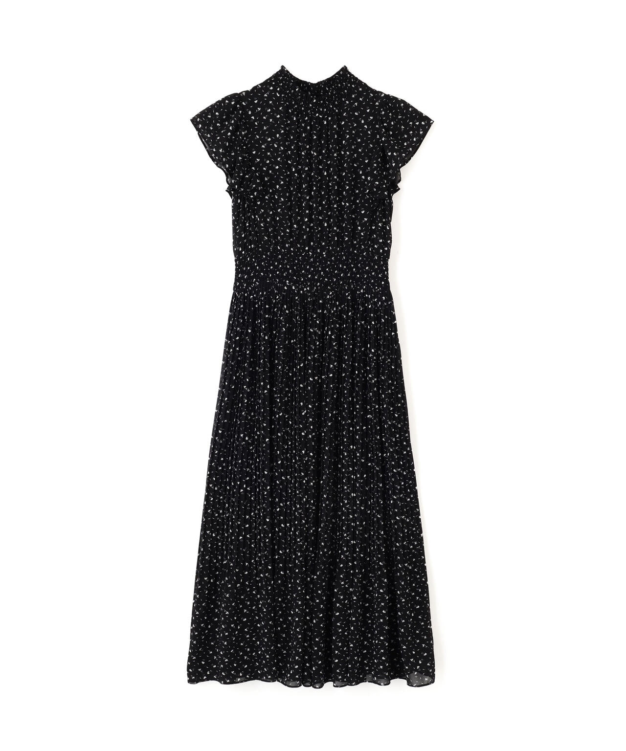 シフォン楊柳プリーツワンピース