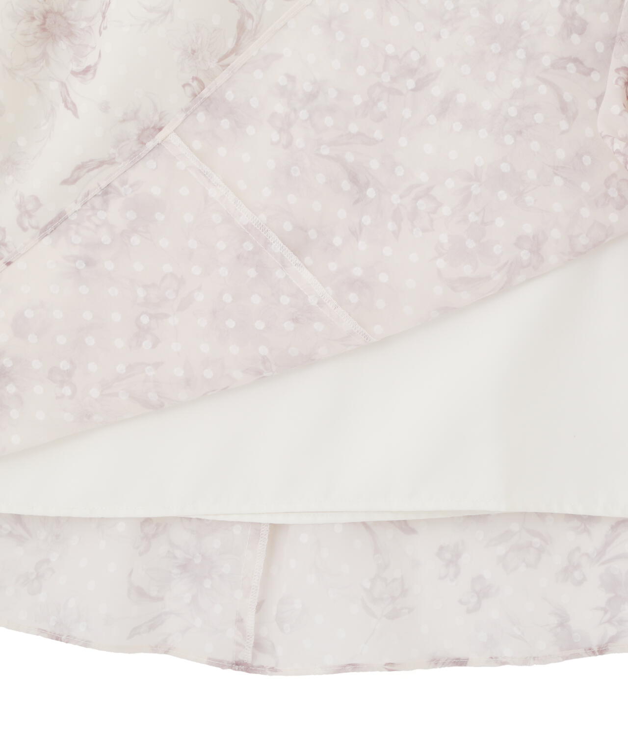 オープンショルダー花柄ワンピース