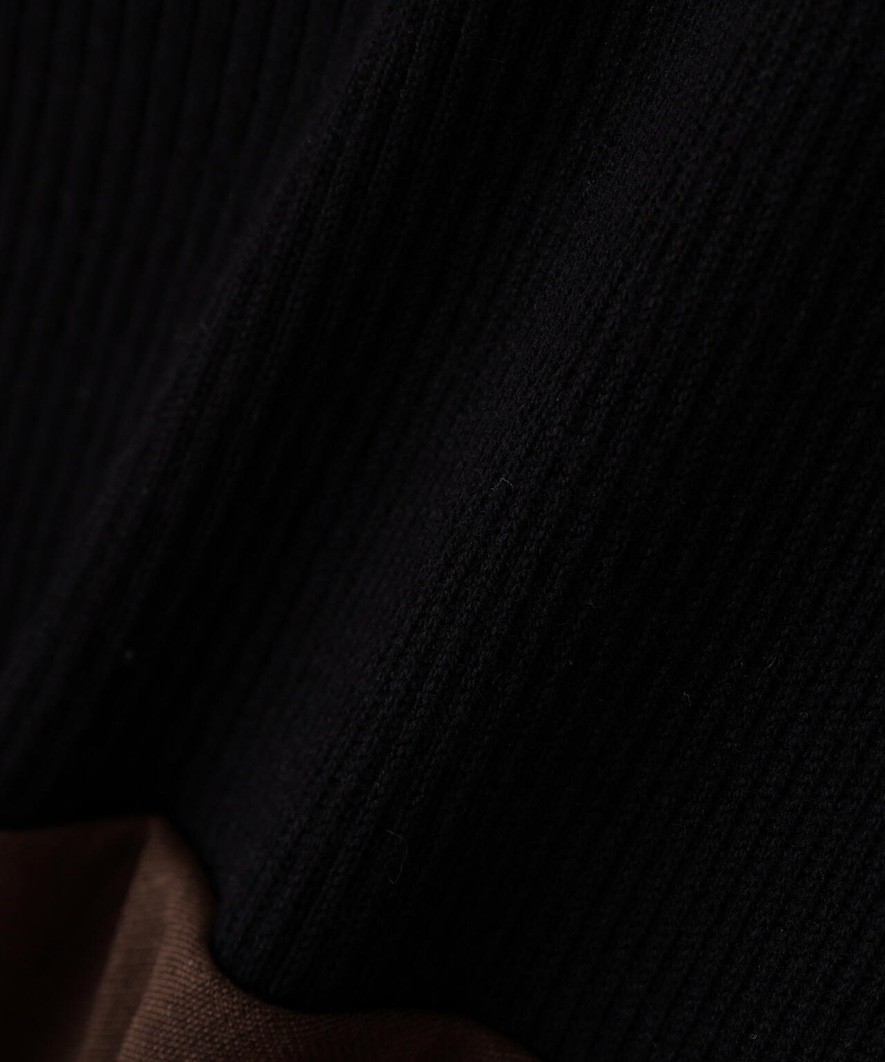 ニットドッキングレイヤード風ワンピース