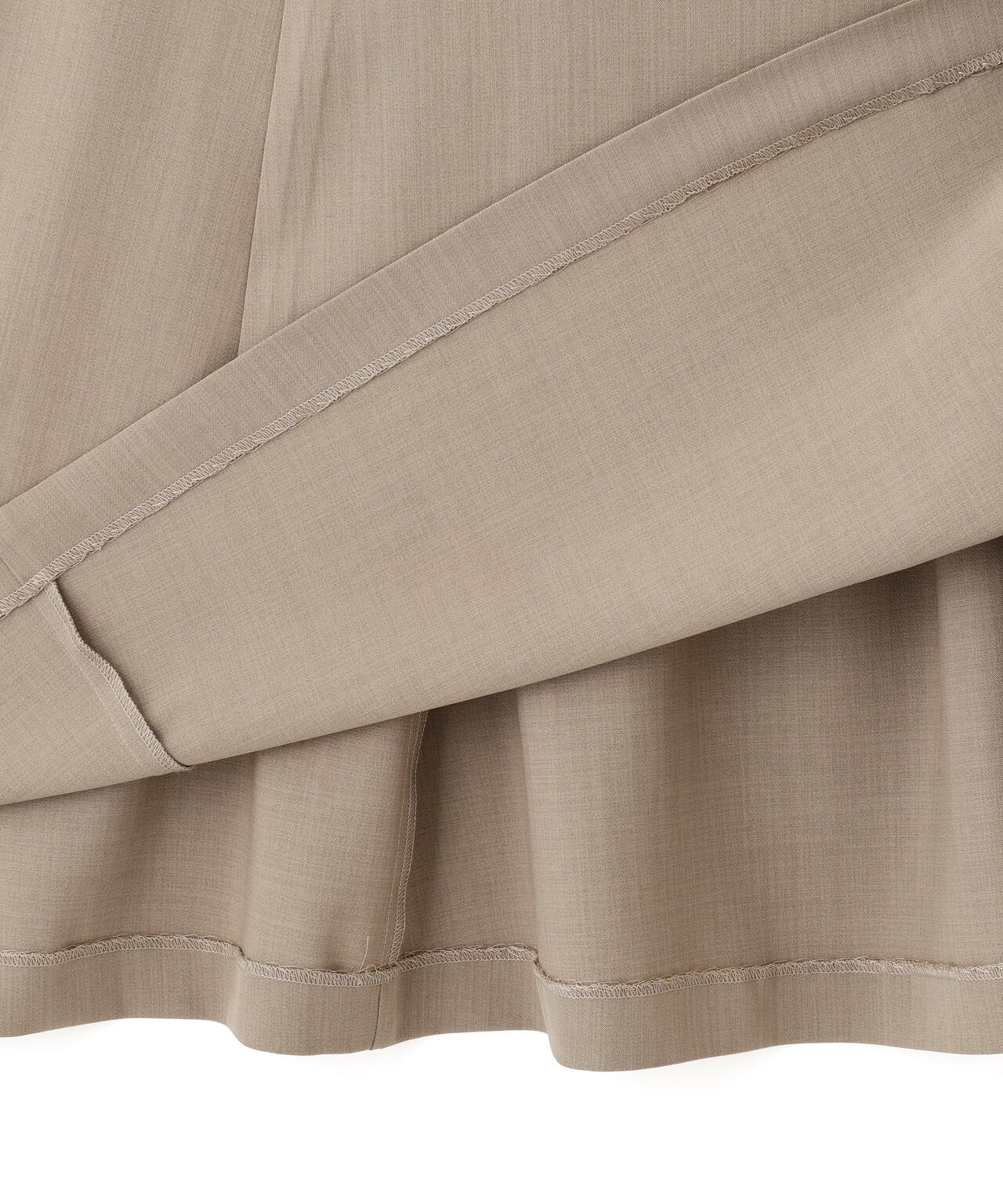 ニットドッキングレイヤード風ワンピース