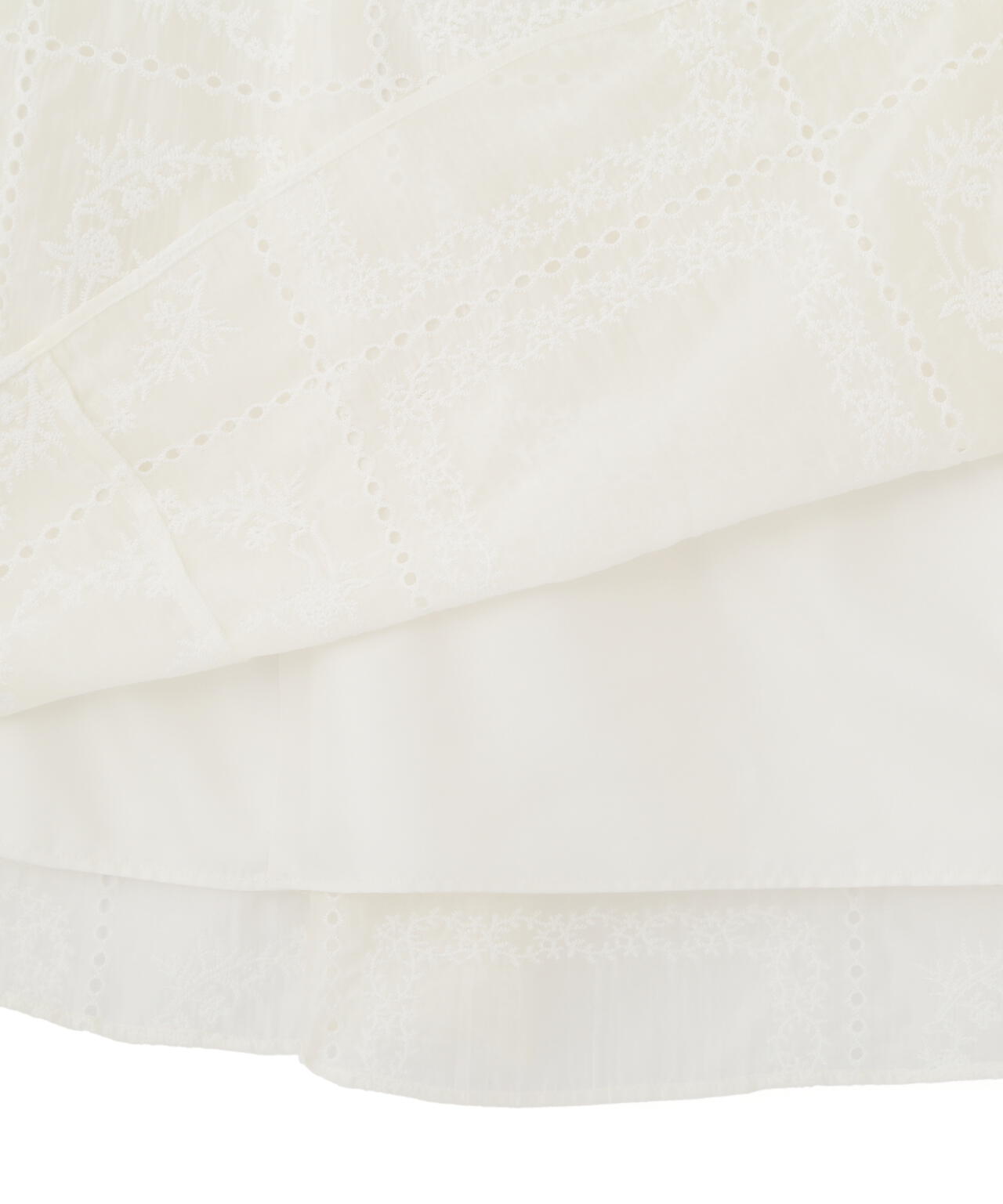 シアーパネルレースワンピース