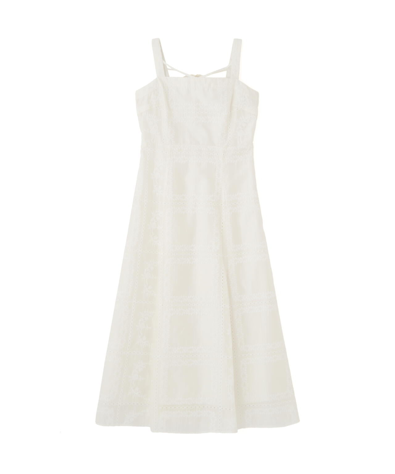 シアーパネルレースワンピース