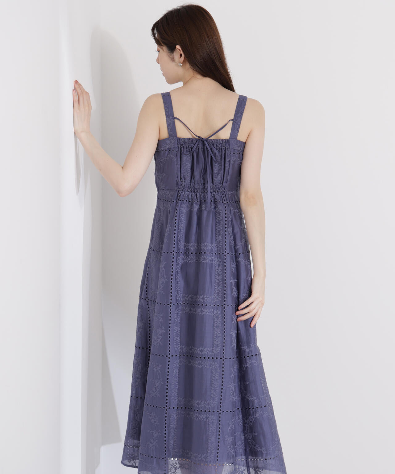 シアーパネルレースワンピース