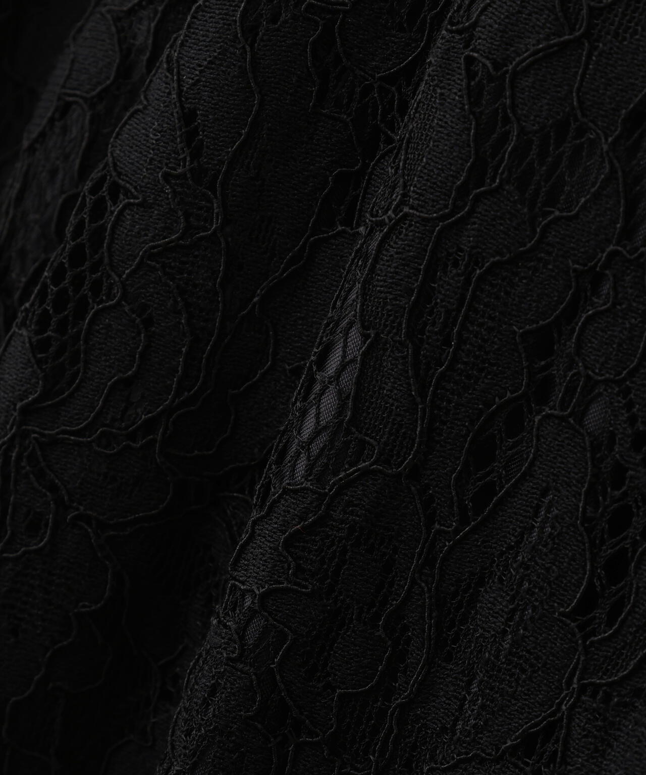 レースシャツワンピース