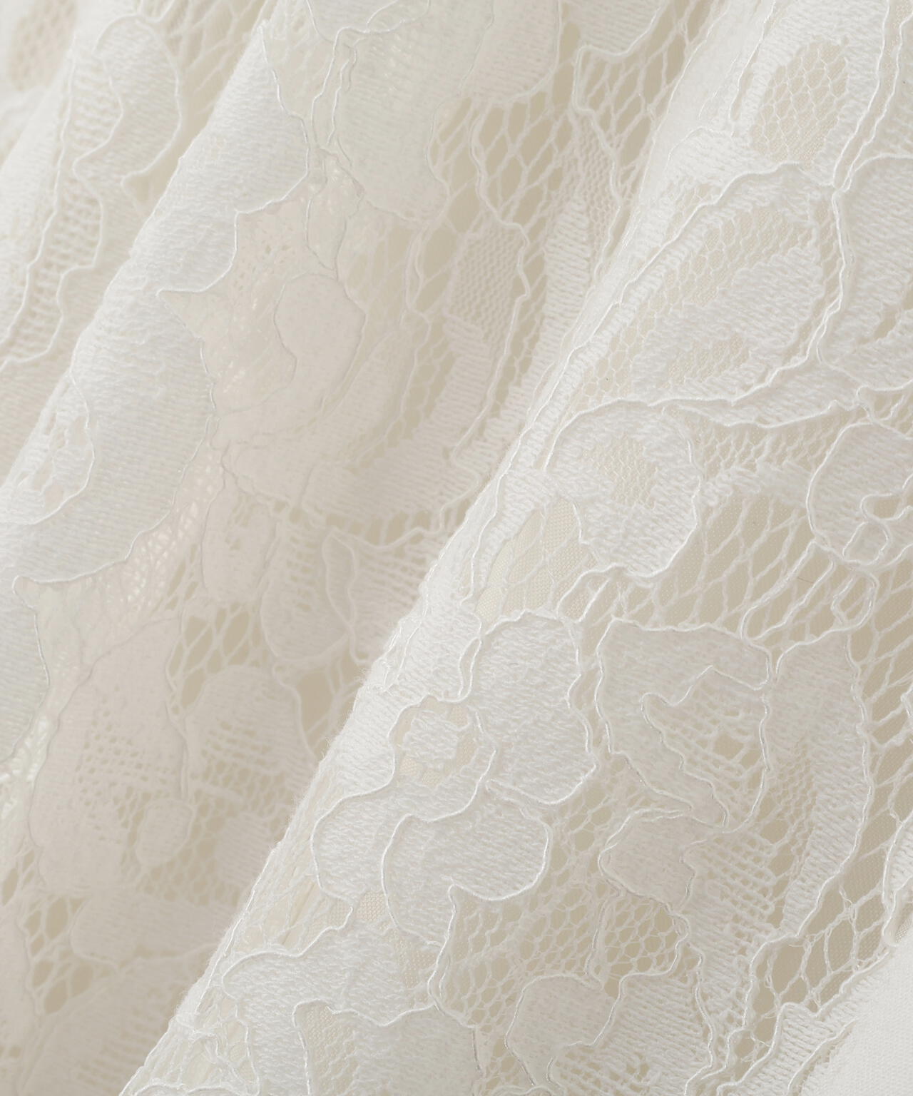 レースシャツワンピース