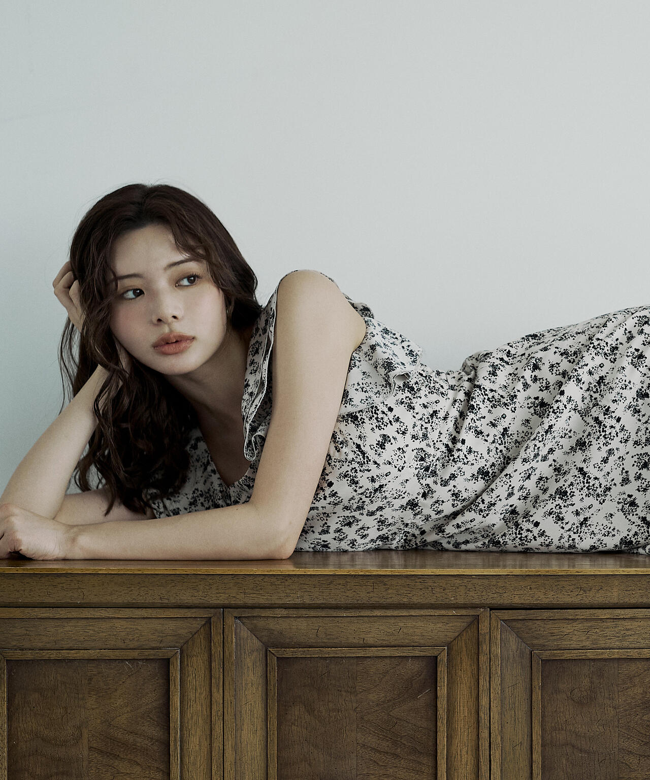 小花柄レディワンピース