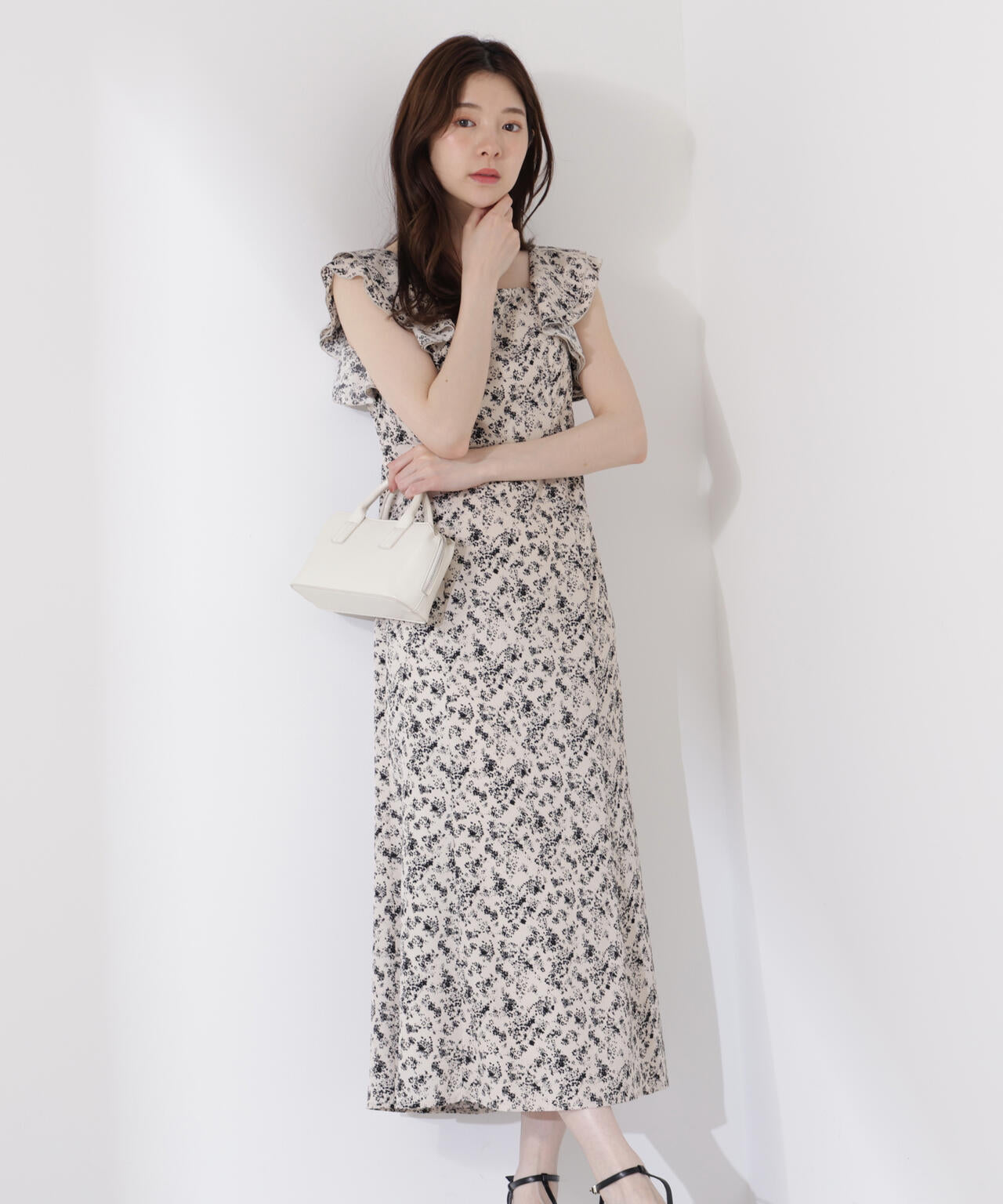 小花柄レディワンピース