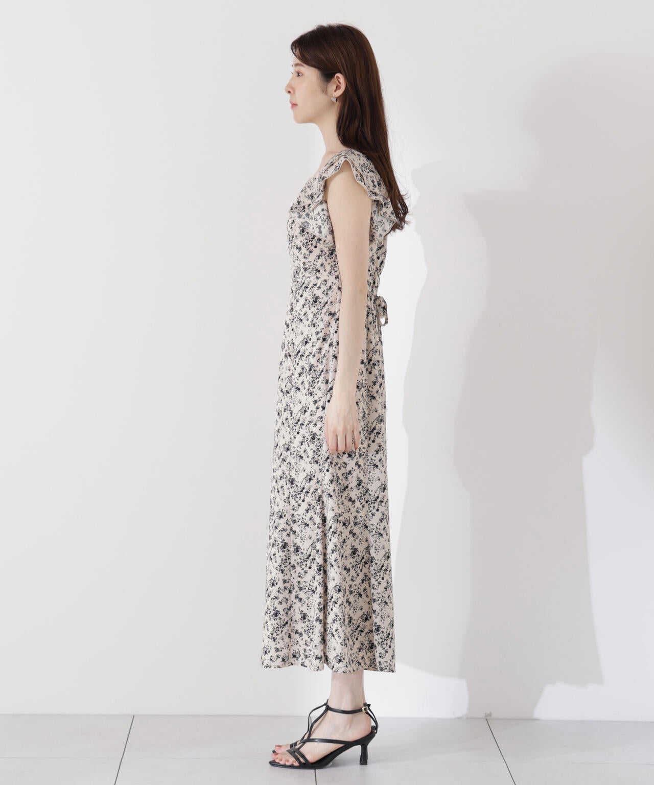 小花柄レディワンピース