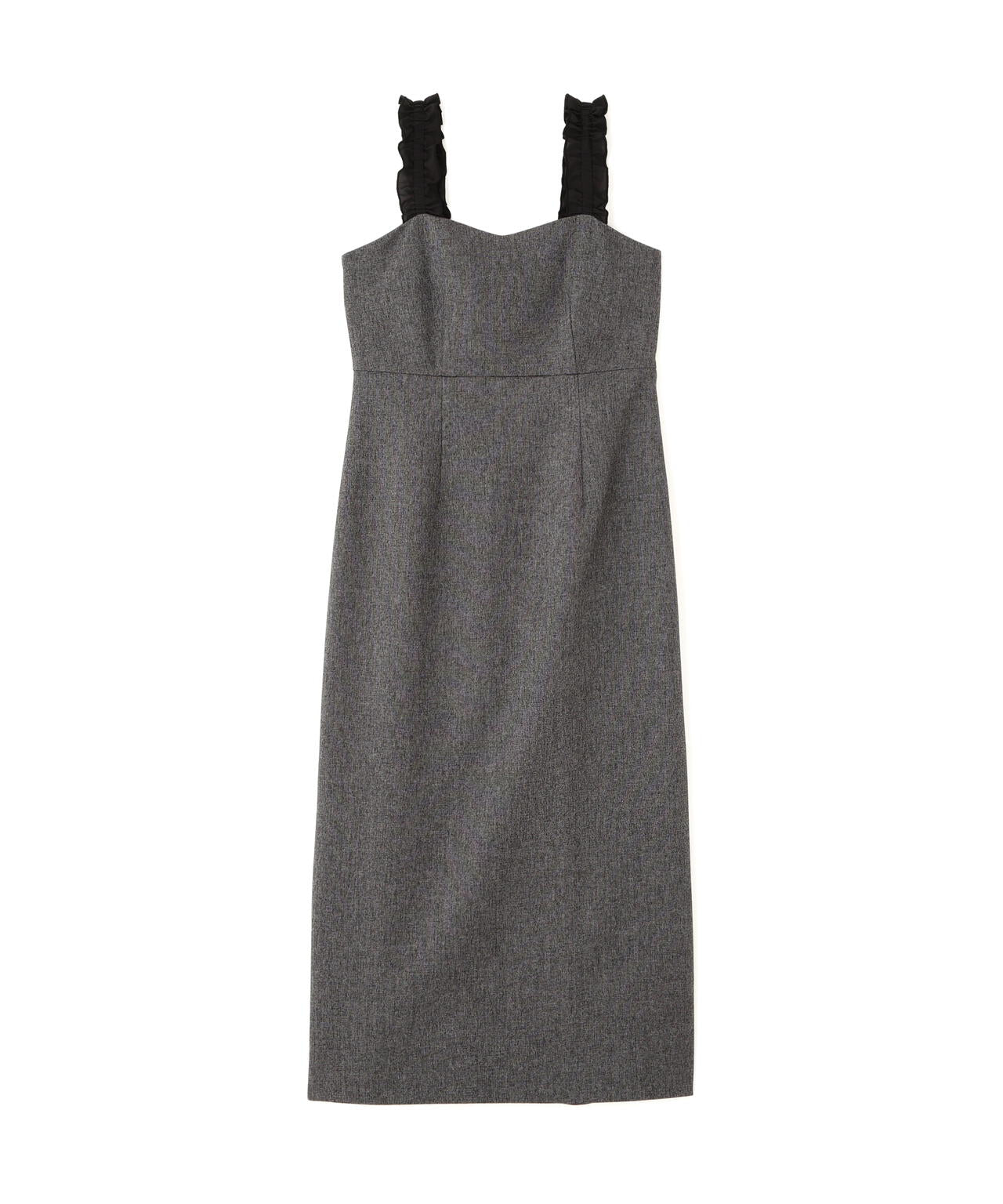 【松川星さん着用】フリルショルダーワンピース