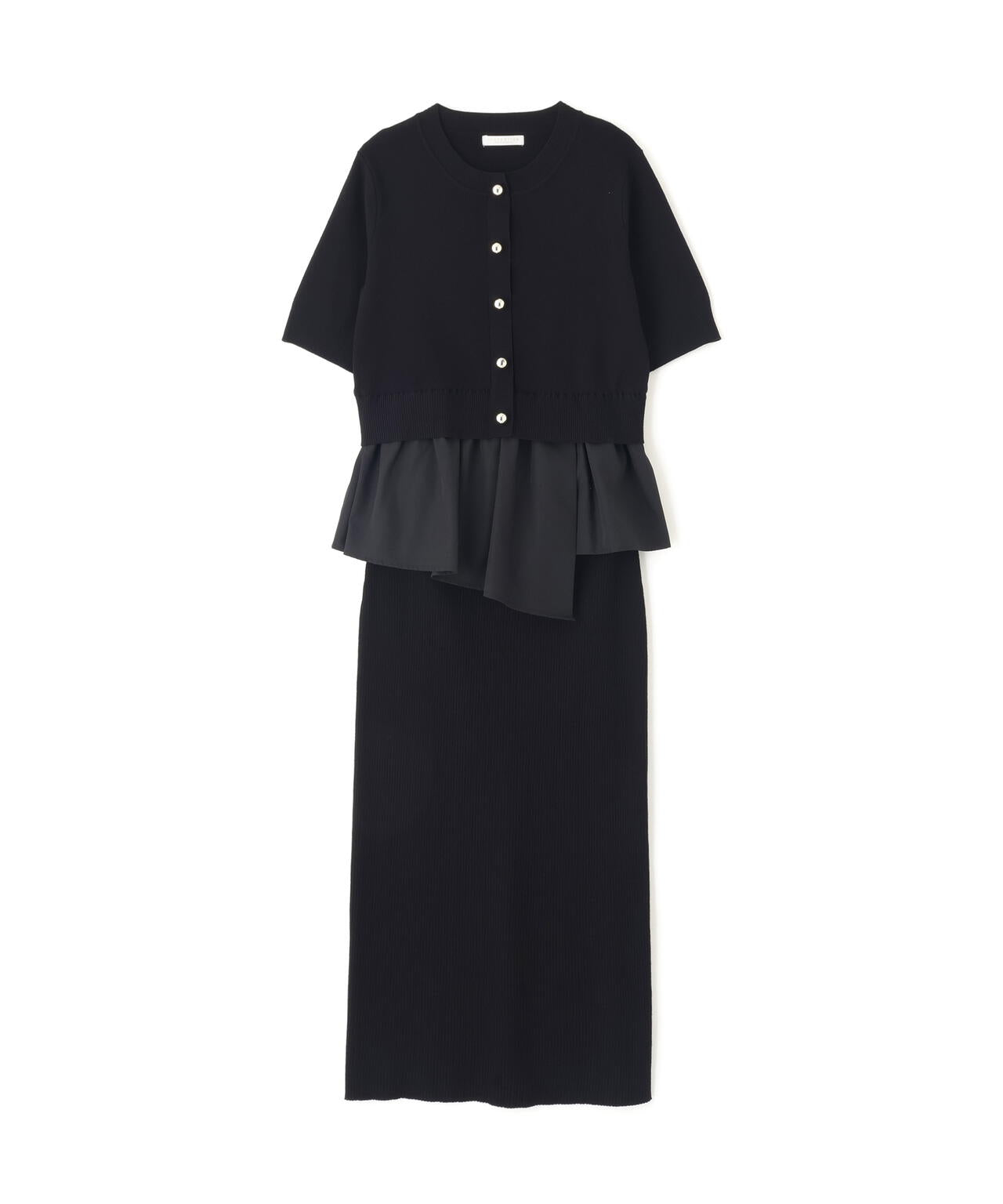 レイヤード風ニットセットアップ