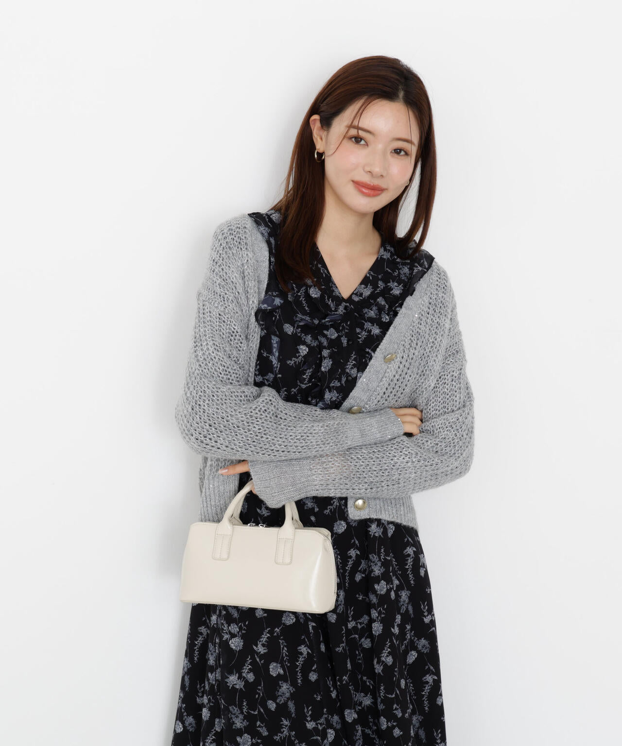 ラッフルフリルフラワーワンピース