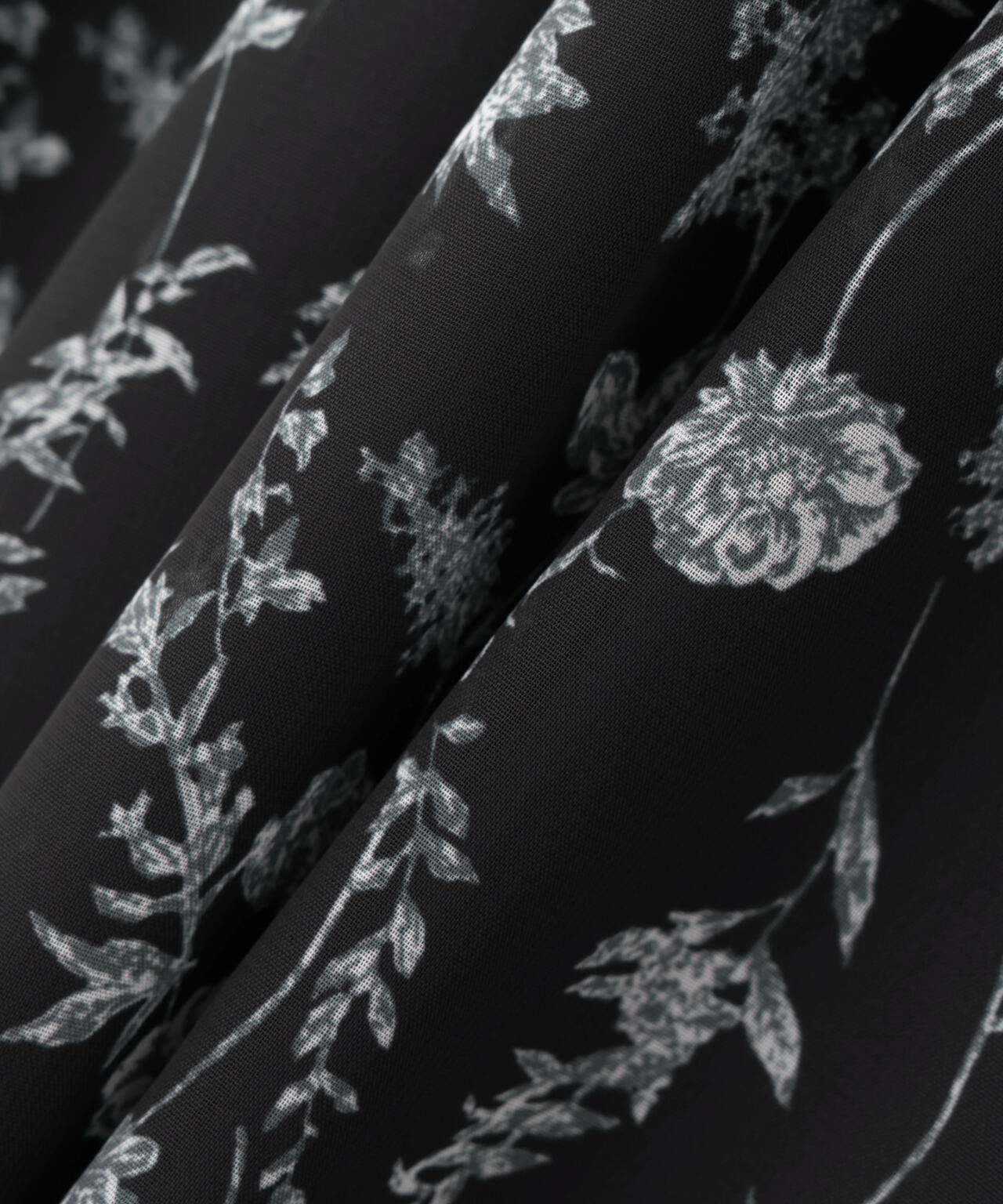 ラッフルフリルフラワーワンピース