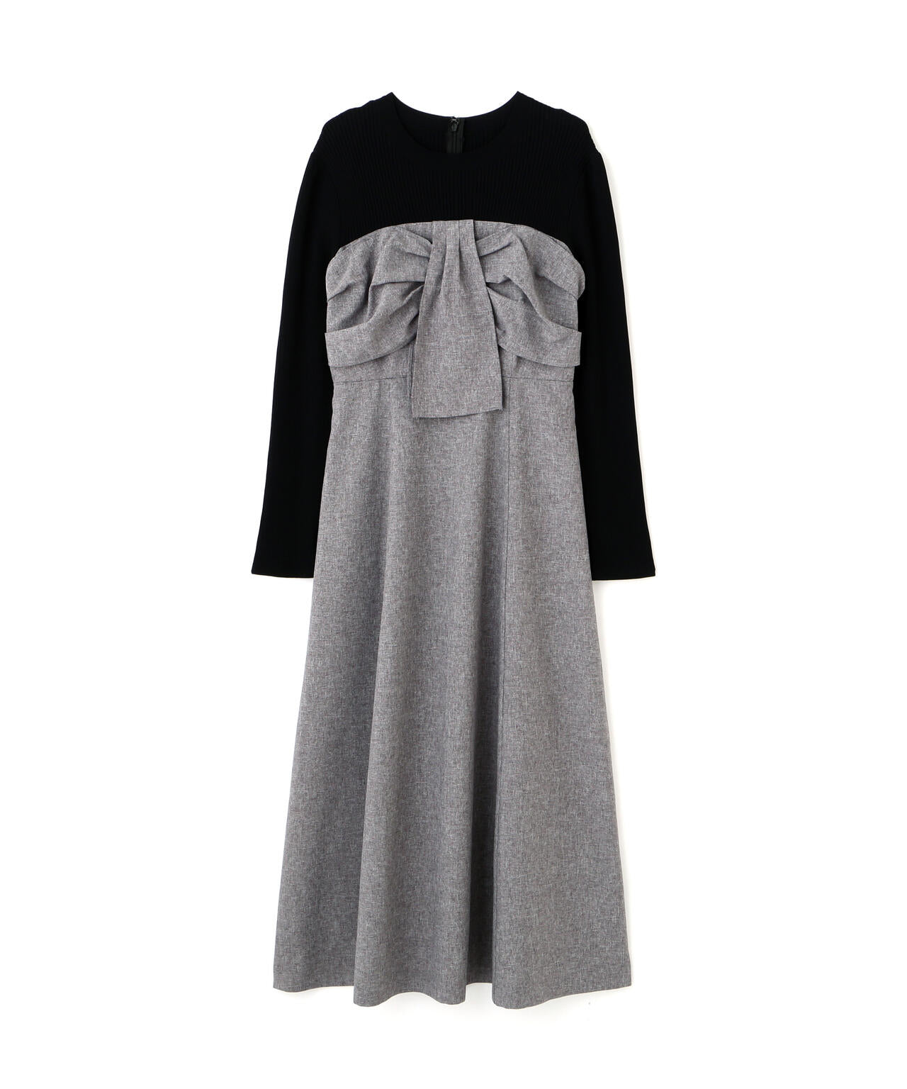 フロントリボンドッキングワンピース