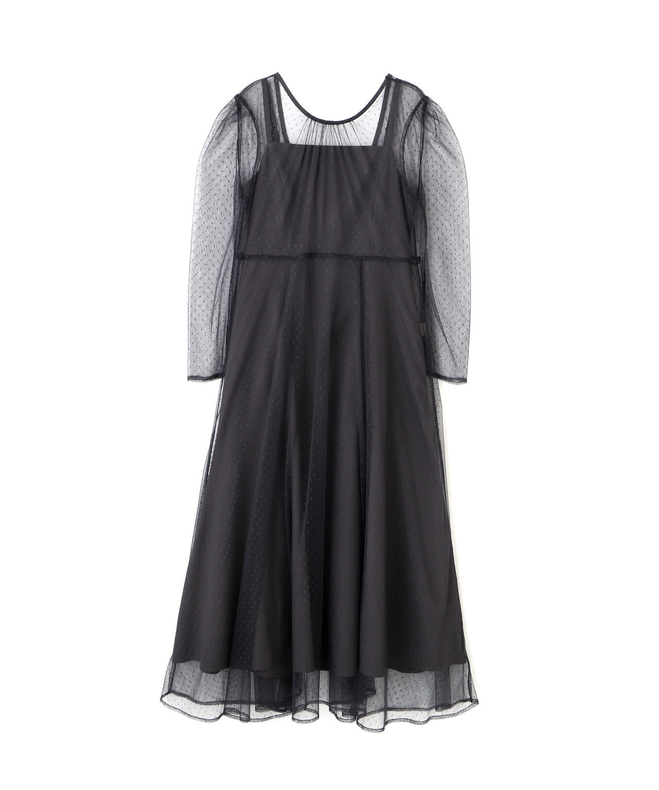 <藤田みりあさんコラボ>キャミ付きチュールワンピース