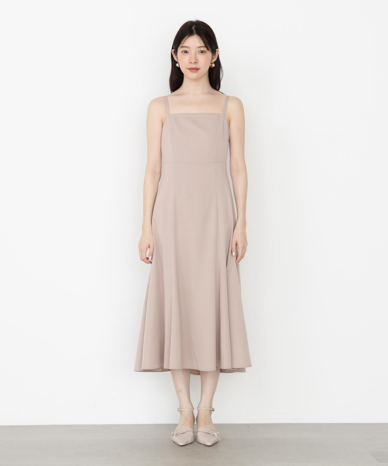 <藤田みりあさんコラボ>キャミ付きチュールワンピース