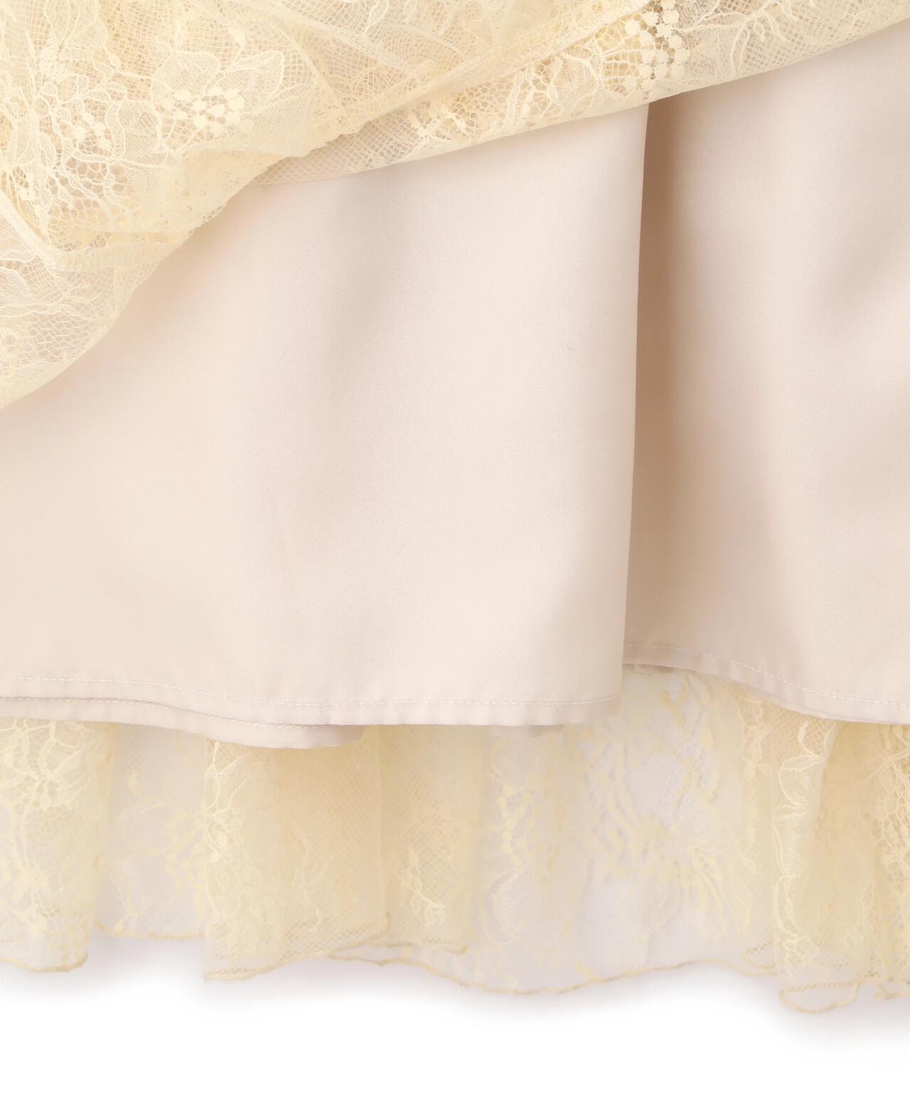 【青島心さん着用】《EDIT COLOGNE》レースフリルワンピース