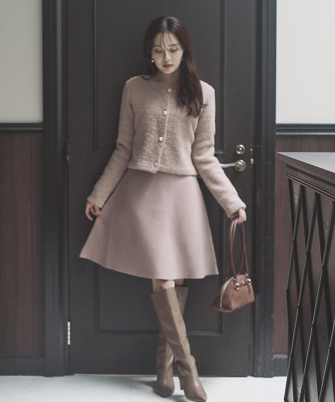 《EDIT COLOGNE》総針ミニワンピース