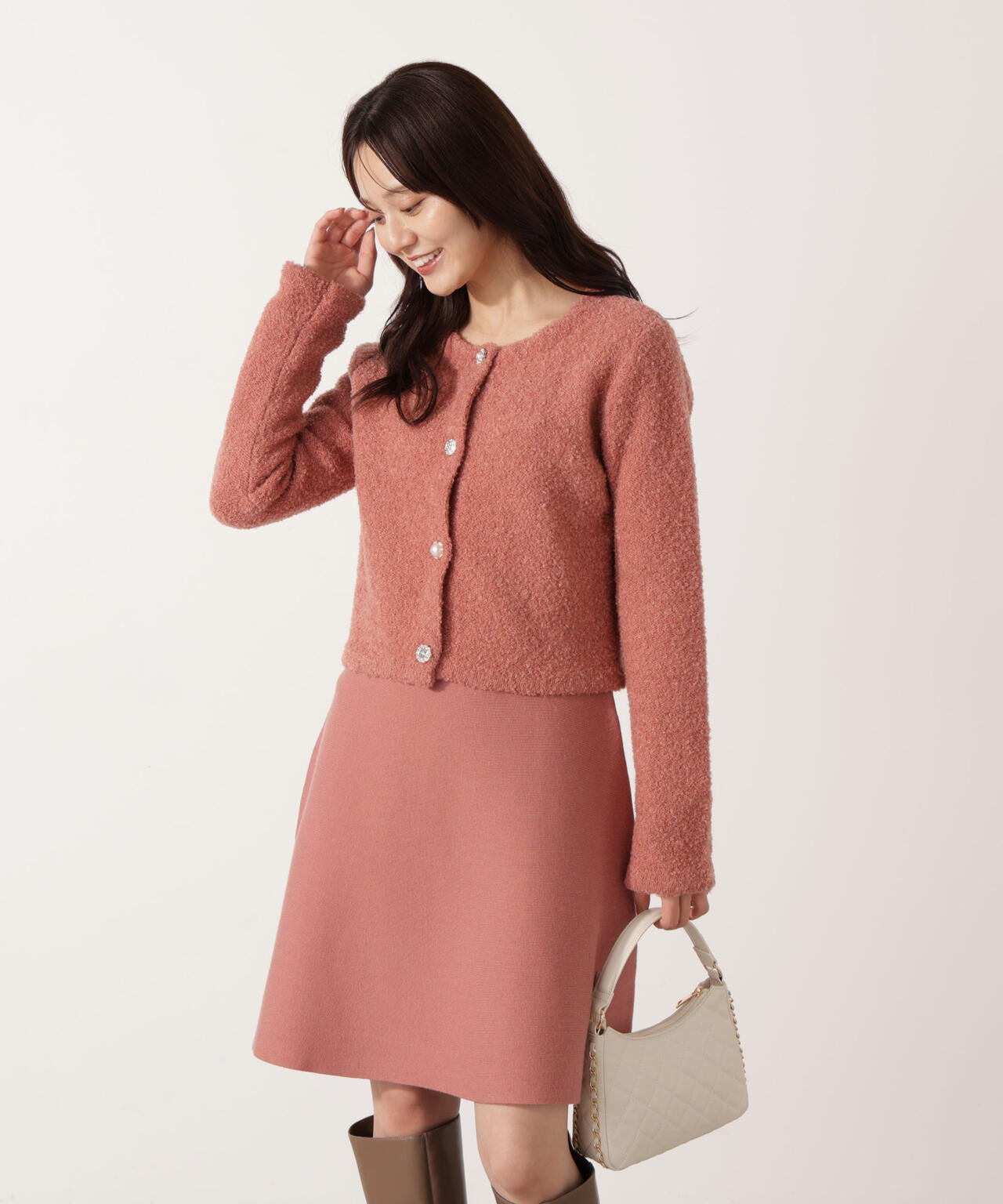 《EDIT COLOGNE》総針ミニワンピース