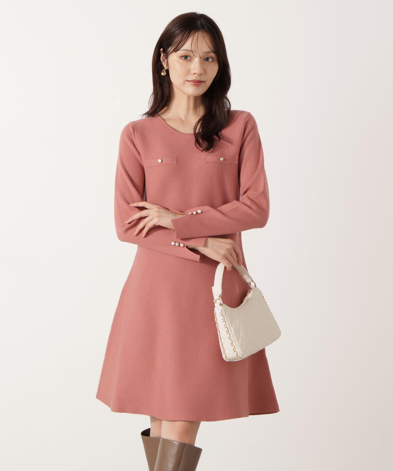 《EDIT COLOGNE》総針ミニワンピース