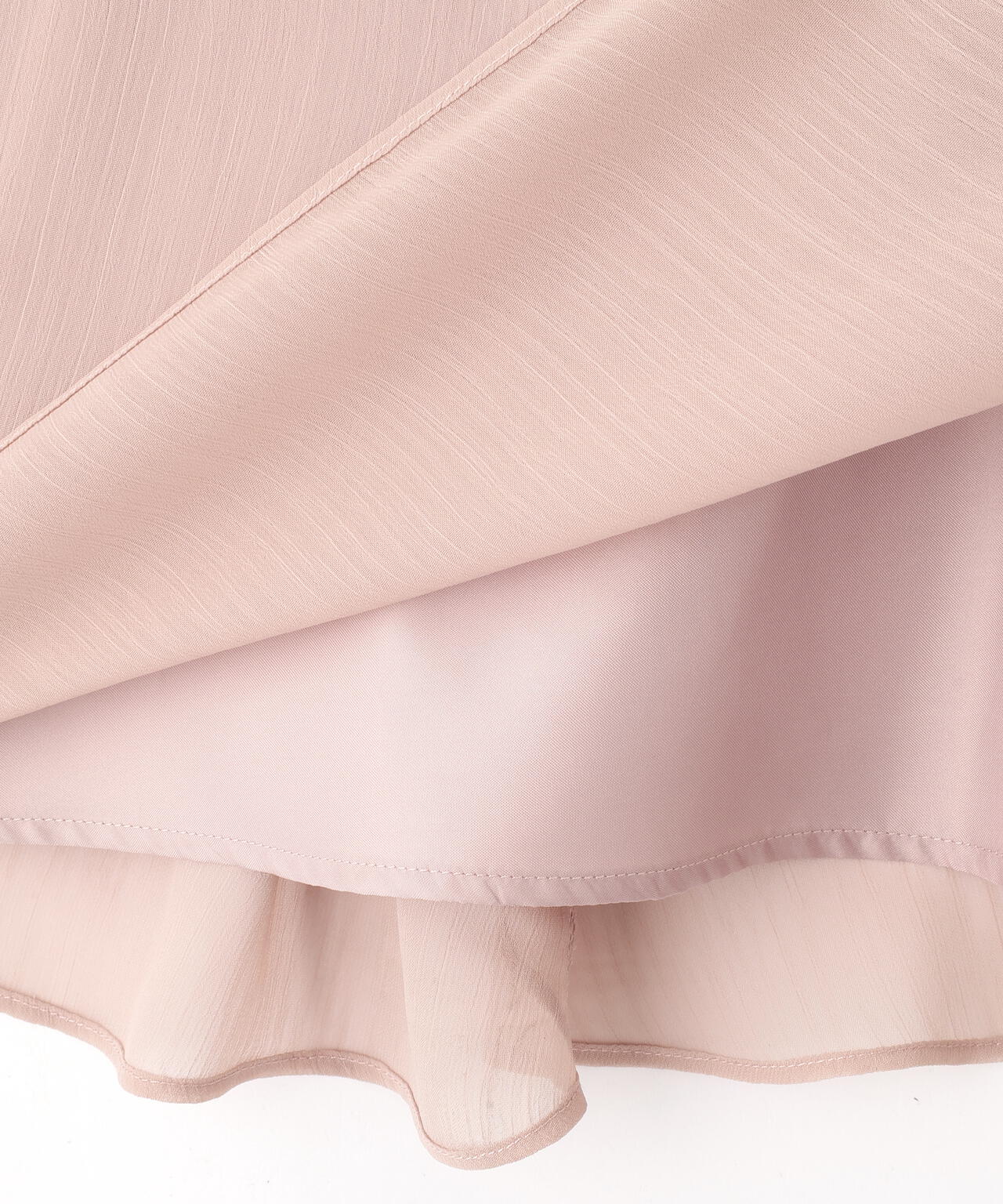 《EDIT COLOGNE》フリル楊柳ミニワンピース