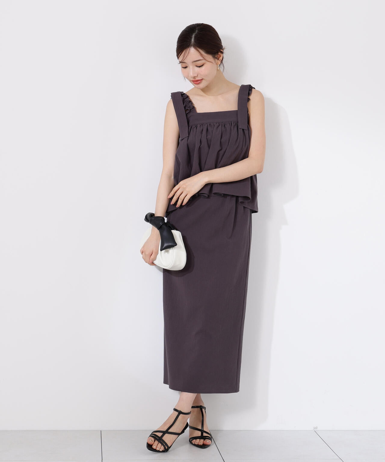 《EDIT COLOGNE》リボンキャミセットアップ