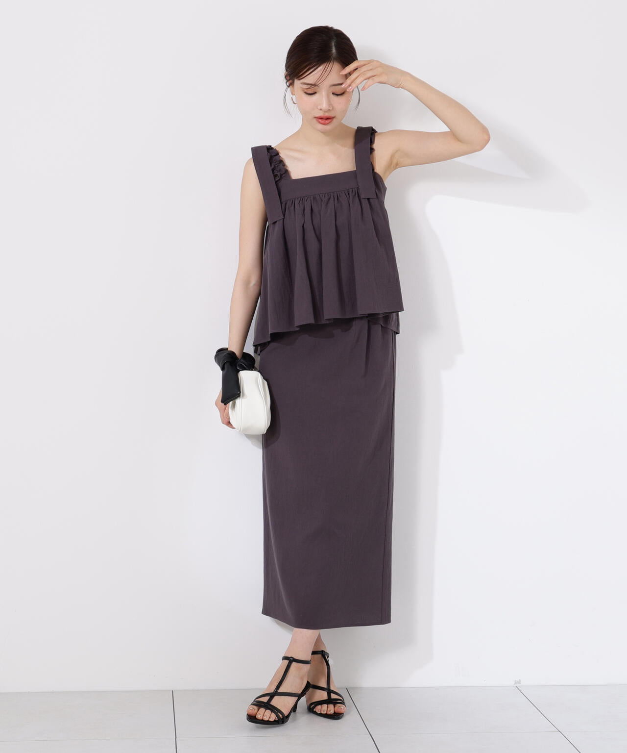 《EDIT COLOGNE》リボンキャミセットアップ