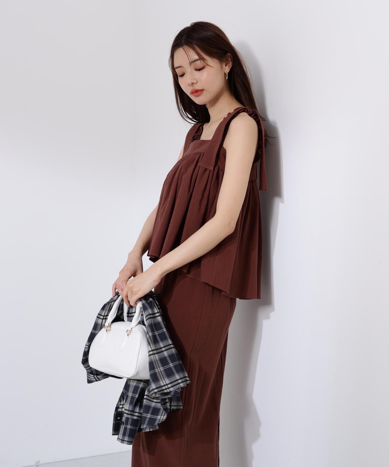 《EDIT COLOGNE》リボンキャミセットアップ