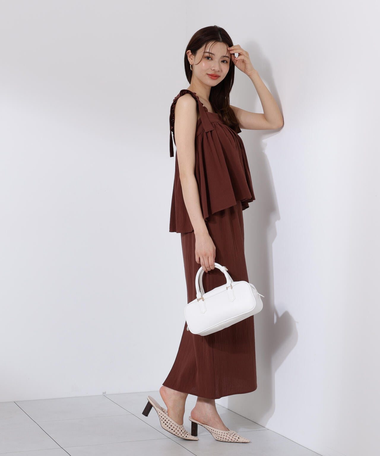 《EDIT COLOGNE》リボンキャミセットアップ