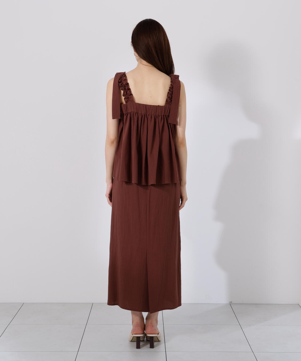 《EDIT COLOGNE》リボンキャミセットアップ