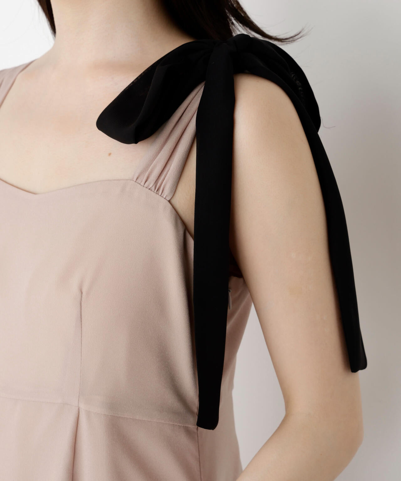 《EDIT COLOGNE》肩リボンキャミワンピース