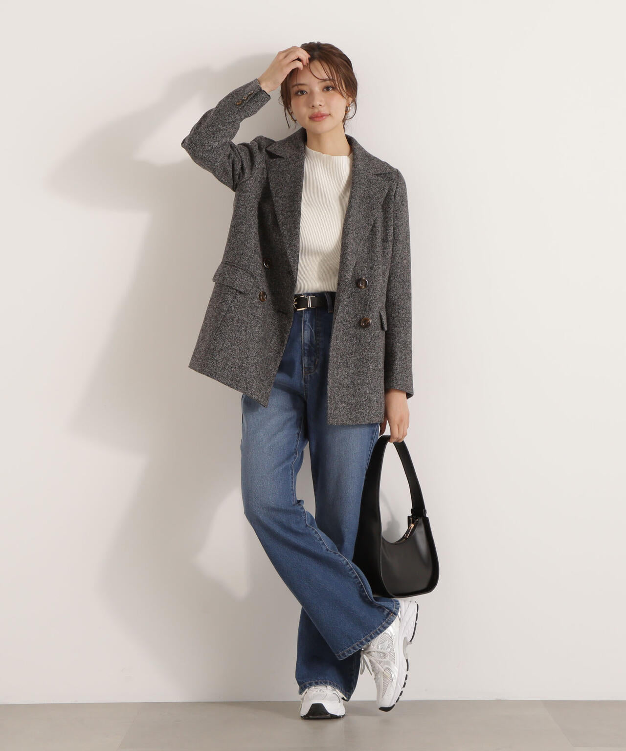 【青島心さん着用】ベーシックテーラードジャケット